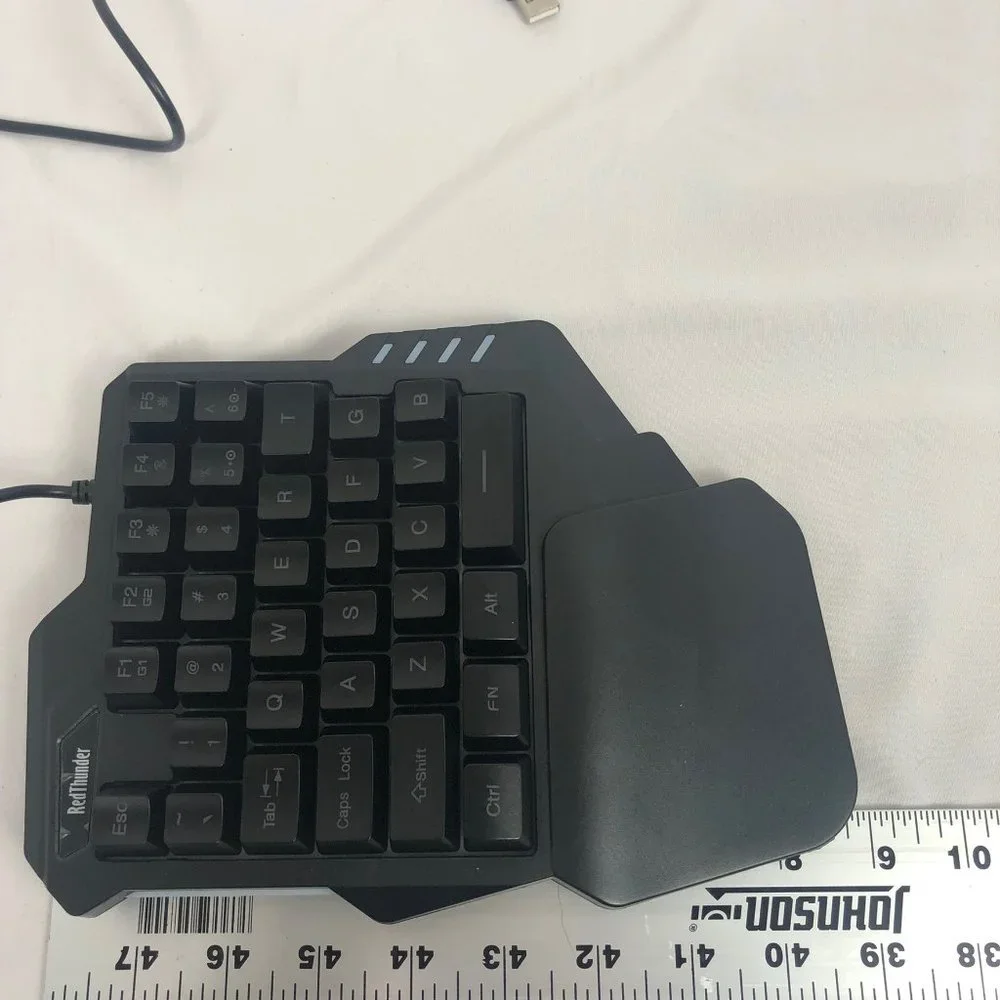 Red Thunder One-handed Gaming Keyboard New Open Box